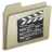 Lightbrown Movies old Icon